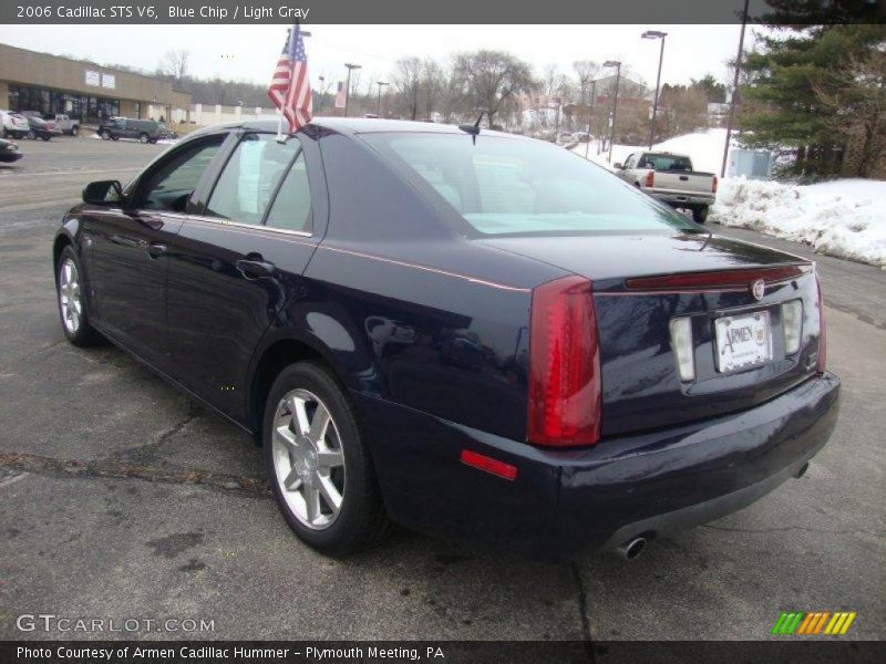 Blue Chip / Light Gray 2006 Cadillac STS V6