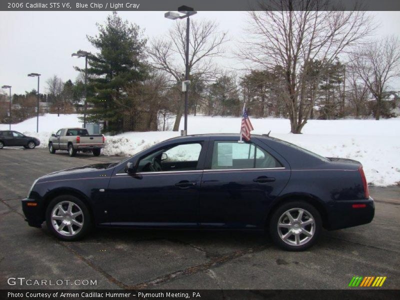 Blue Chip / Light Gray 2006 Cadillac STS V6
