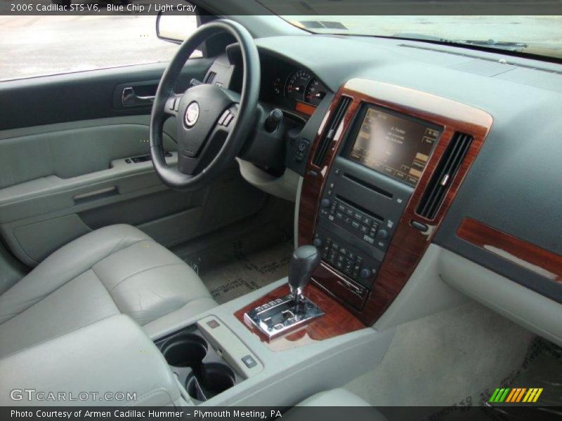 Blue Chip / Light Gray 2006 Cadillac STS V6