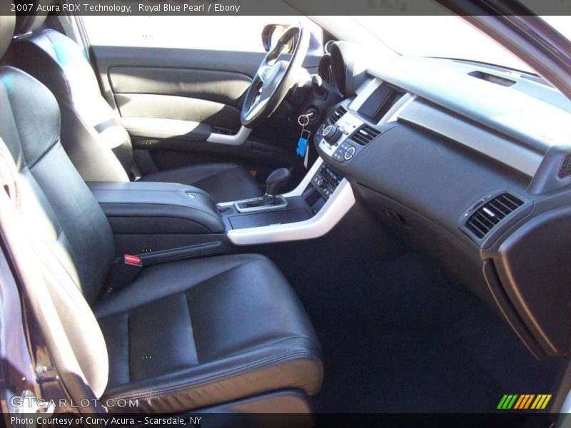 Royal Blue Pearl / Ebony 2007 Acura RDX Technology