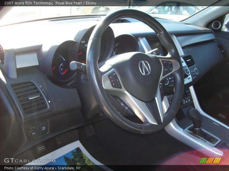 Royal Blue Pearl / Ebony 2007 Acura RDX Technology