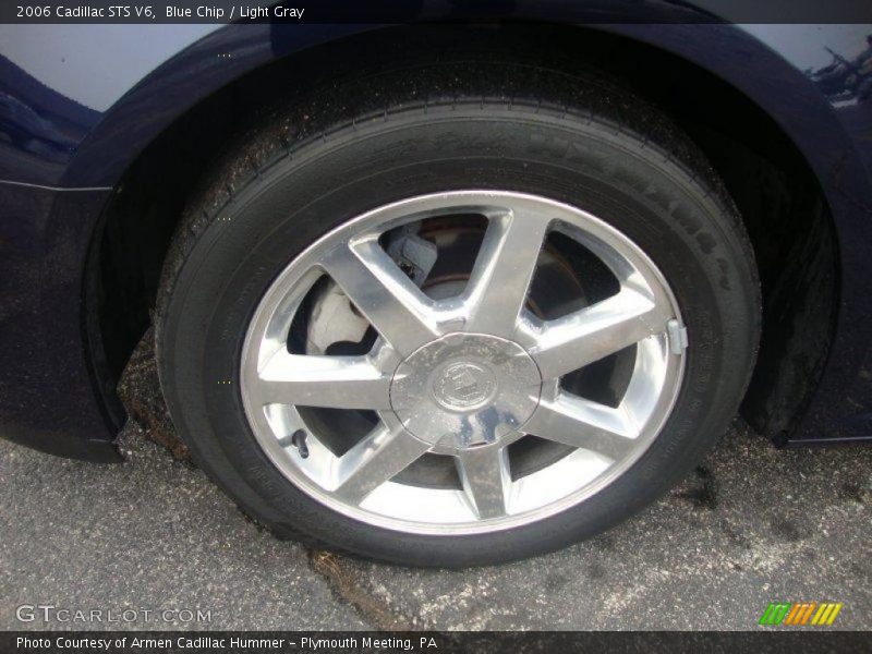 Blue Chip / Light Gray 2006 Cadillac STS V6