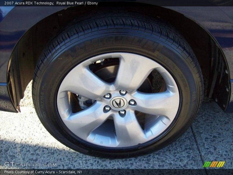Royal Blue Pearl / Ebony 2007 Acura RDX Technology