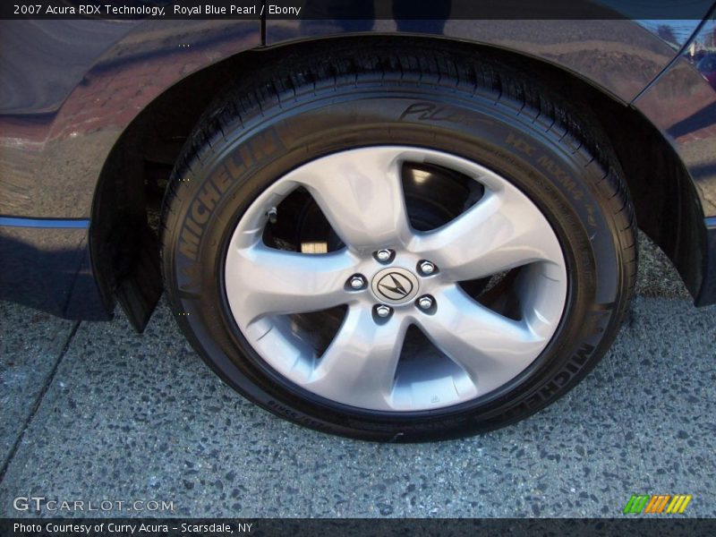 Royal Blue Pearl / Ebony 2007 Acura RDX Technology