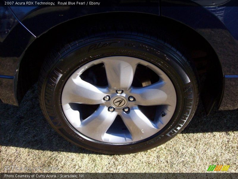 Royal Blue Pearl / Ebony 2007 Acura RDX Technology