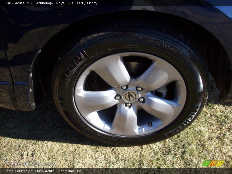 Royal Blue Pearl / Ebony 2007 Acura RDX Technology