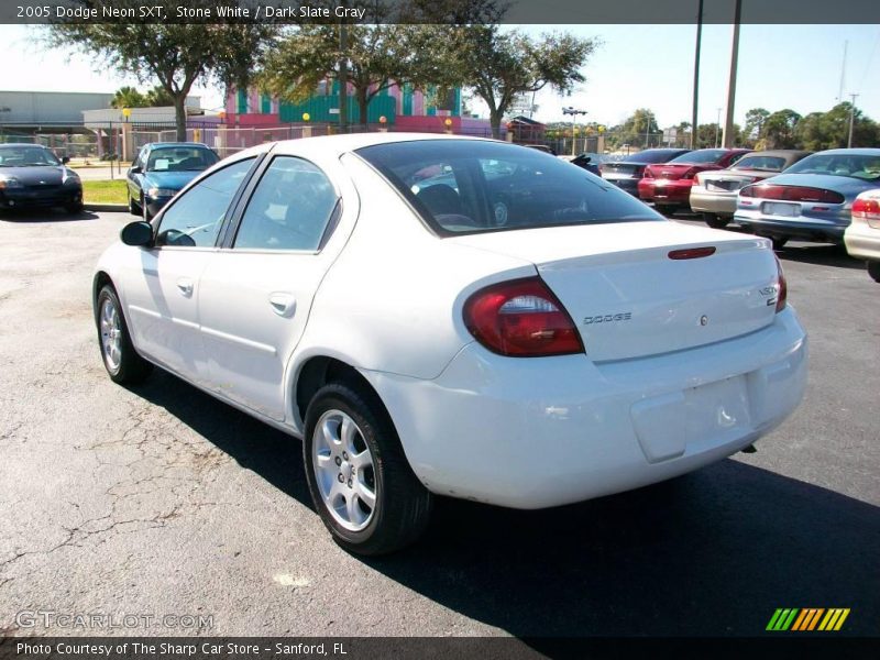 Stone White / Dark Slate Gray 2005 Dodge Neon SXT