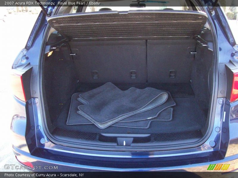 Royal Blue Pearl / Ebony 2007 Acura RDX Technology