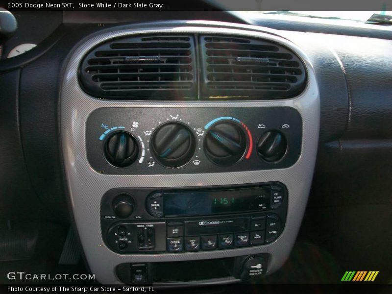 Stone White / Dark Slate Gray 2005 Dodge Neon SXT