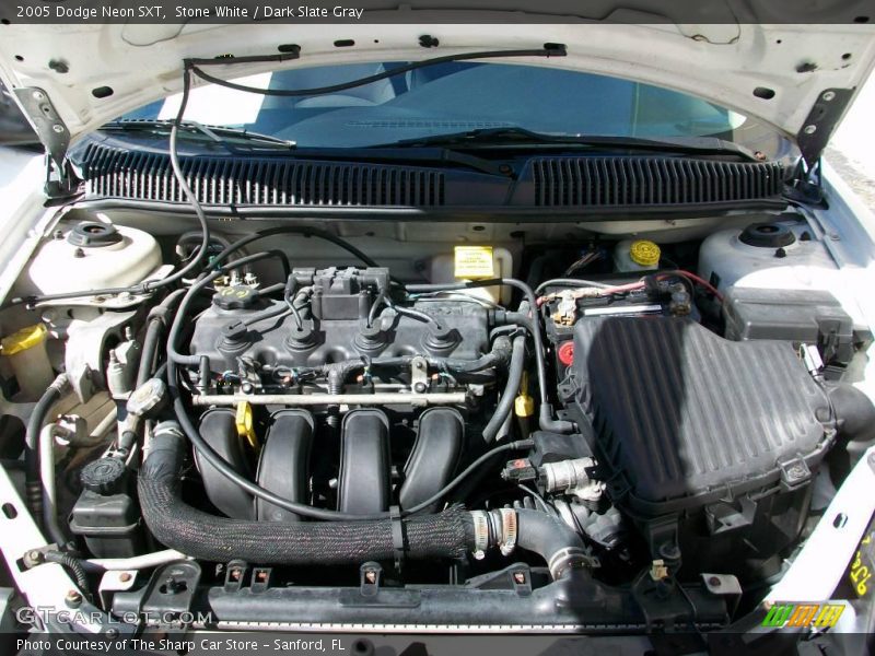 Stone White / Dark Slate Gray 2005 Dodge Neon SXT