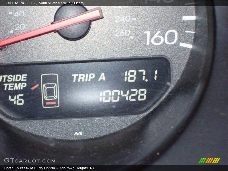 Satin Silver Metallic / Ebony 2003 Acura TL 3.2