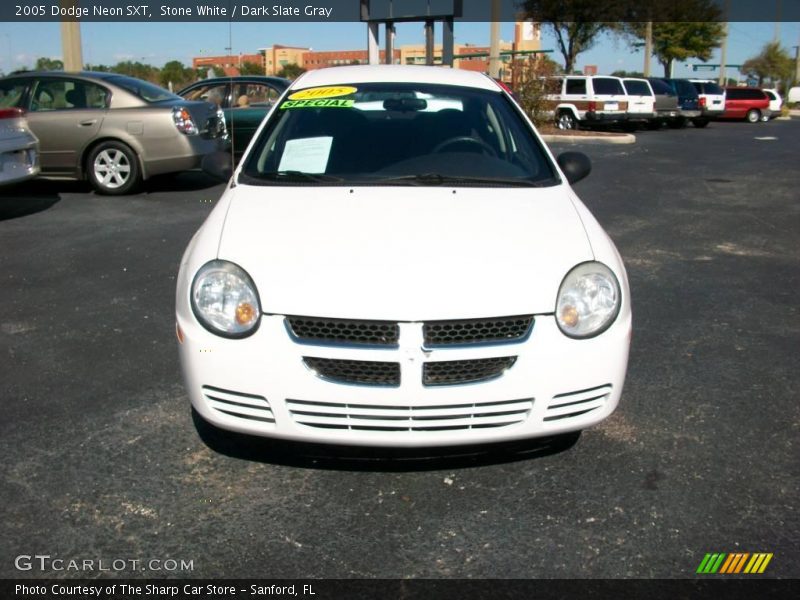Stone White / Dark Slate Gray 2005 Dodge Neon SXT