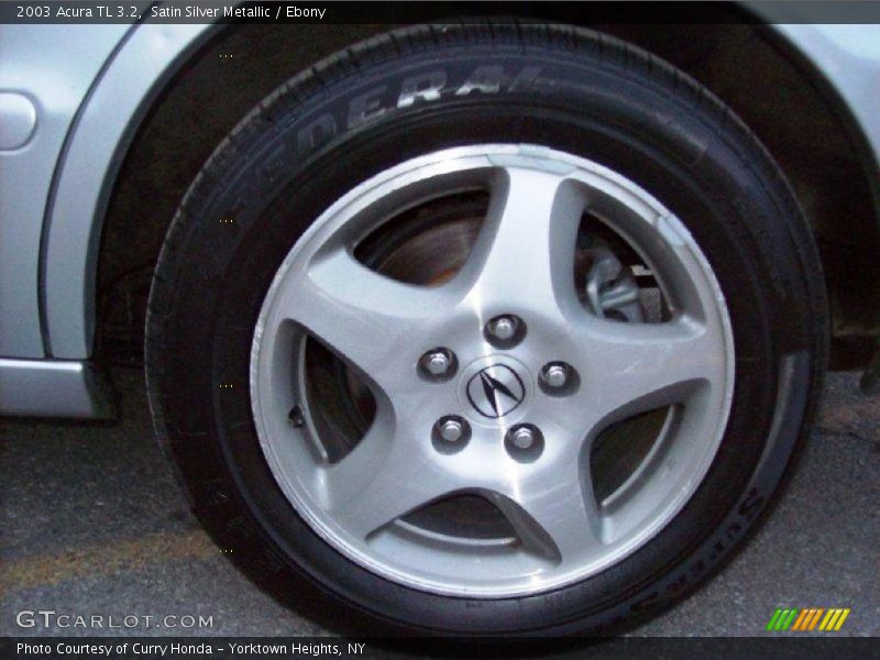 Satin Silver Metallic / Ebony 2003 Acura TL 3.2