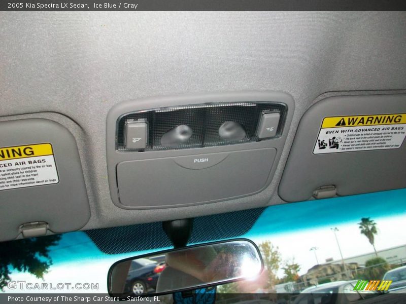 Ice Blue / Gray 2005 Kia Spectra LX Sedan