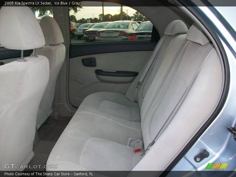 Ice Blue / Gray 2005 Kia Spectra LX Sedan