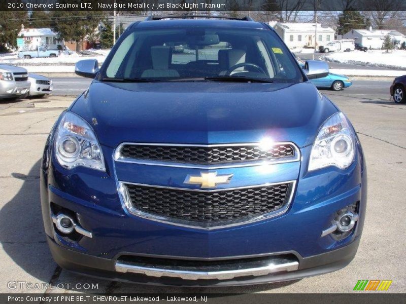 Navy Blue Metallic / Jet Black/Light Titanium 2010 Chevrolet Equinox LTZ