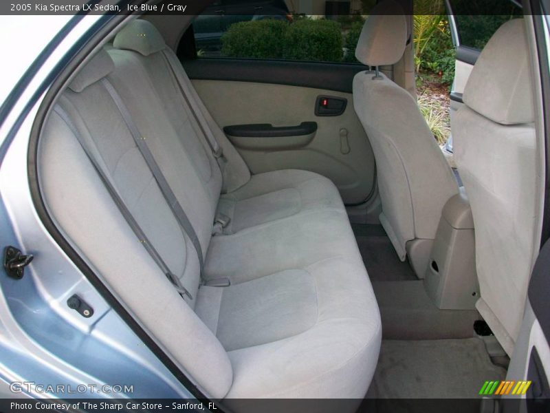 Ice Blue / Gray 2005 Kia Spectra LX Sedan