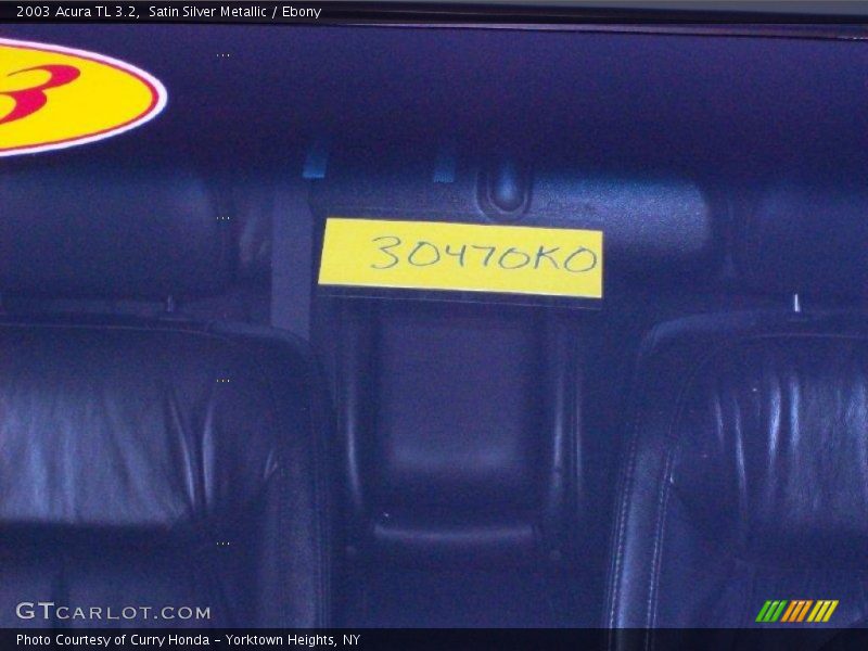 Satin Silver Metallic / Ebony 2003 Acura TL 3.2