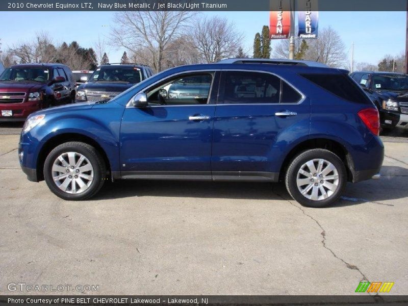 Navy Blue Metallic / Jet Black/Light Titanium 2010 Chevrolet Equinox LTZ
