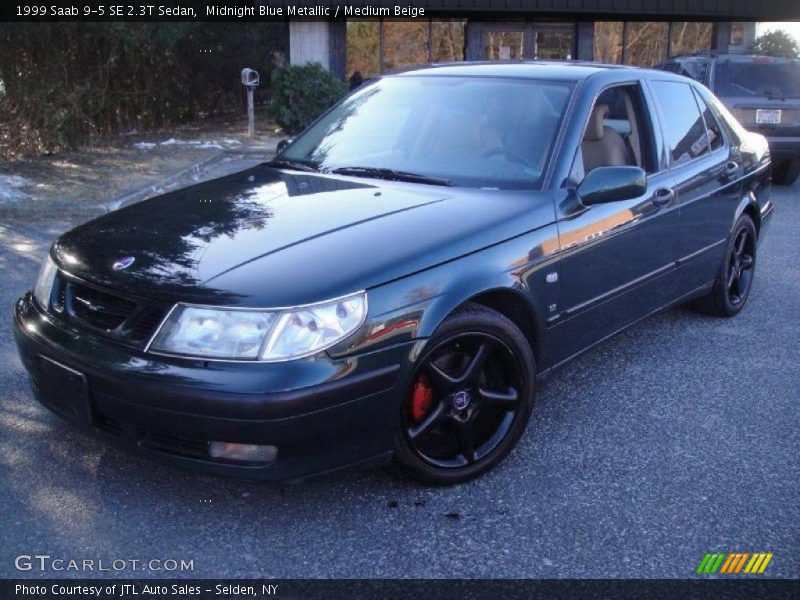 Midnight Blue Metallic / Medium Beige 1999 Saab 9-5 SE 2.3T Sedan