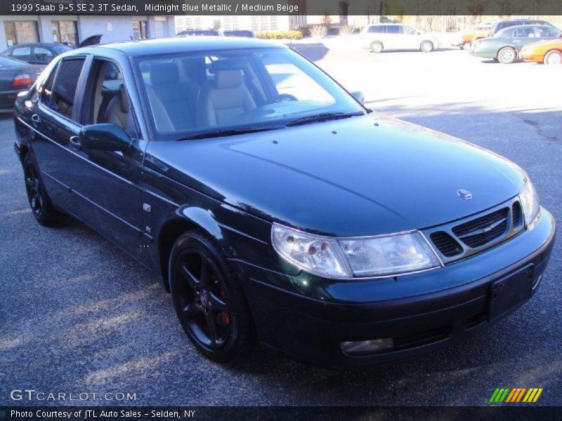 Midnight Blue Metallic / Medium Beige 1999 Saab 9-5 SE 2.3T Sedan