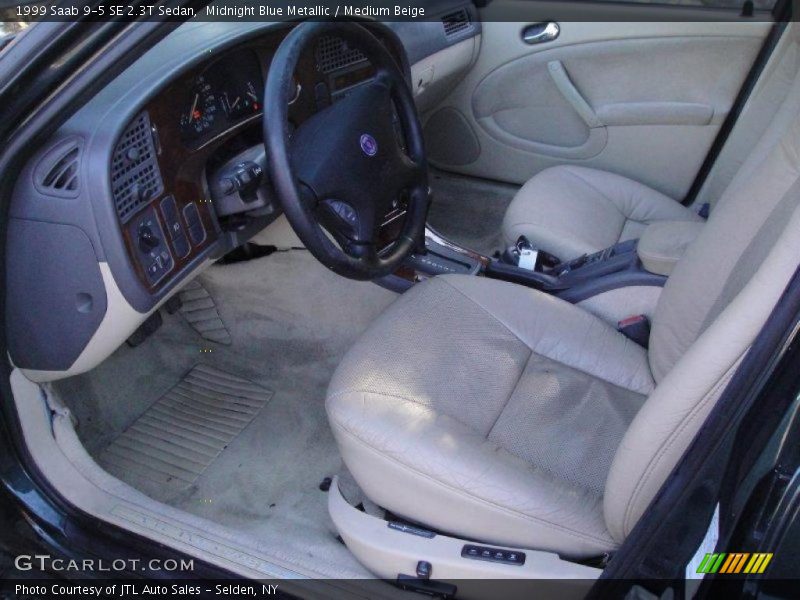 Midnight Blue Metallic / Medium Beige 1999 Saab 9-5 SE 2.3T Sedan