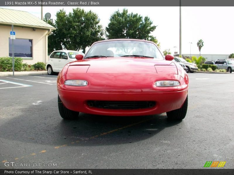 Classic Red / Black 1991 Mazda MX-5 Miata Roadster