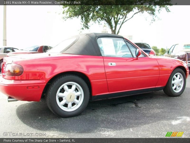 Classic Red / Black 1991 Mazda MX-5 Miata Roadster