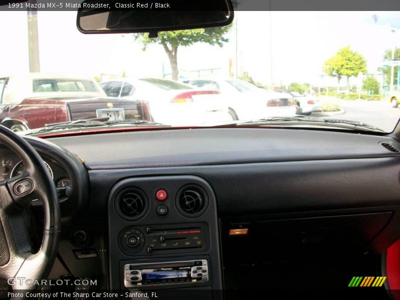 Classic Red / Black 1991 Mazda MX-5 Miata Roadster