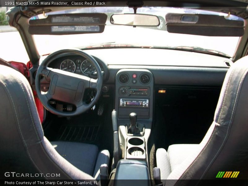 Classic Red / Black 1991 Mazda MX-5 Miata Roadster