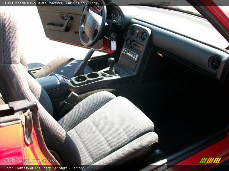 Classic Red / Black 1991 Mazda MX-5 Miata Roadster