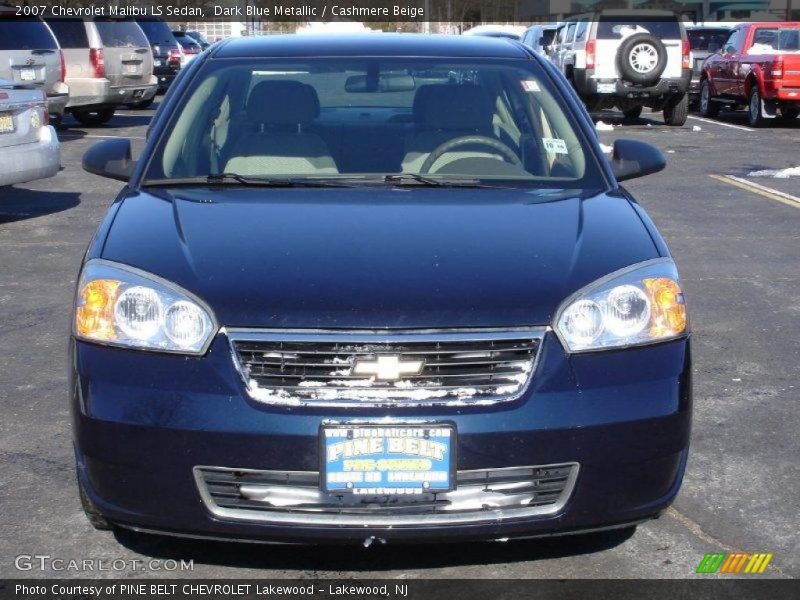 Dark Blue Metallic / Cashmere Beige 2007 Chevrolet Malibu LS Sedan