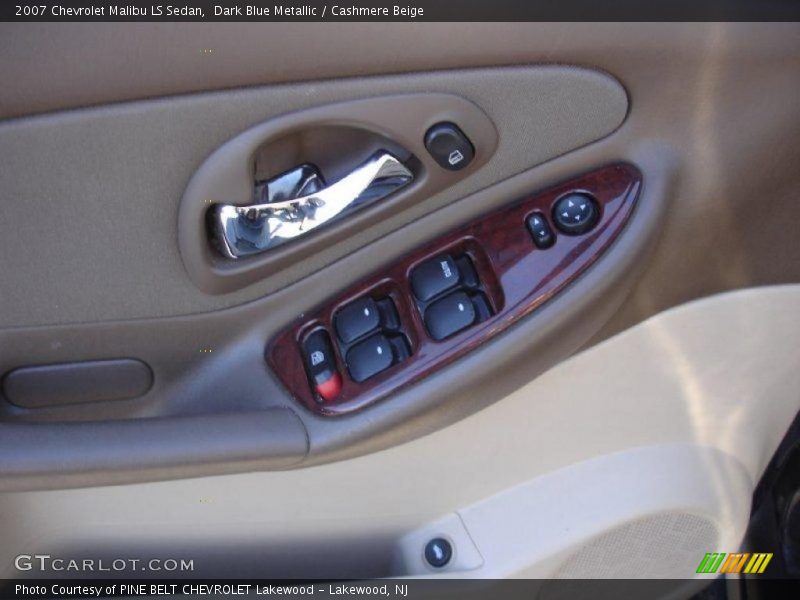 Dark Blue Metallic / Cashmere Beige 2007 Chevrolet Malibu LS Sedan