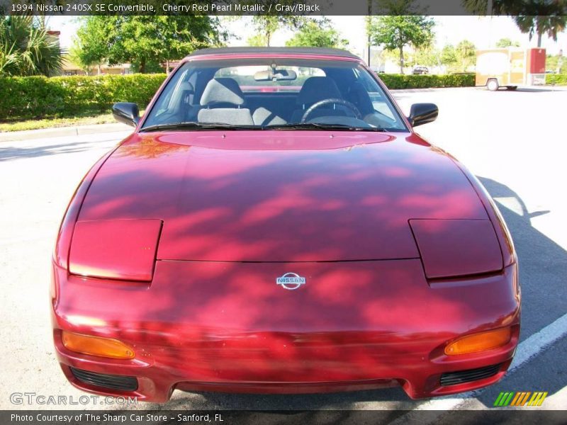 Cherry Red Pearl Metallic / Gray/Black 1994 Nissan 240SX SE Convertible