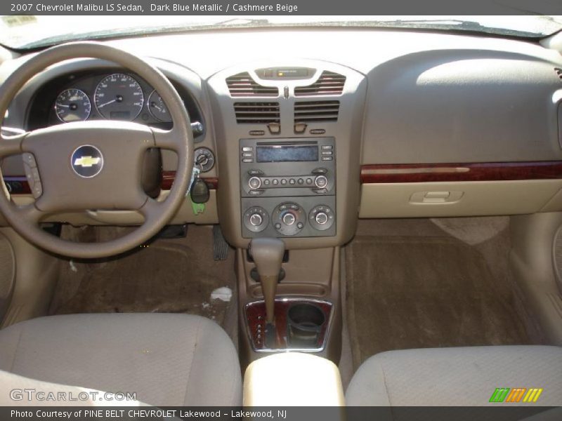 Dark Blue Metallic / Cashmere Beige 2007 Chevrolet Malibu LS Sedan
