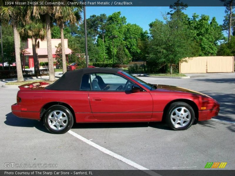 Cherry Red Pearl Metallic / Gray/Black 1994 Nissan 240SX SE Convertible