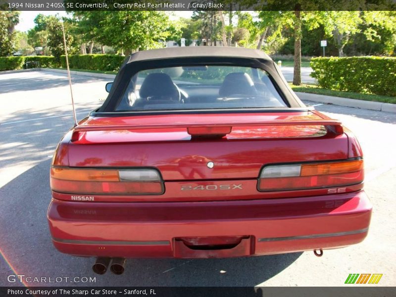 Cherry Red Pearl Metallic / Gray/Black 1994 Nissan 240SX SE Convertible