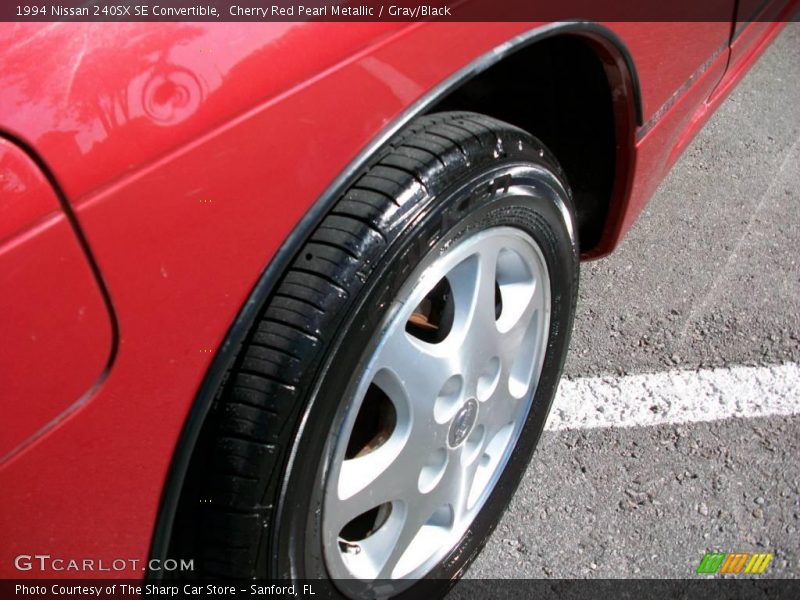Cherry Red Pearl Metallic / Gray/Black 1994 Nissan 240SX SE Convertible