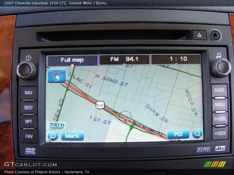 Summit White / Ebony 2007 Chevrolet Suburban 1500 LTZ