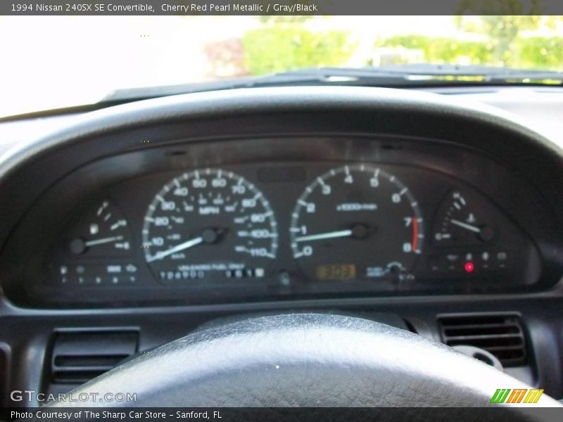 Cherry Red Pearl Metallic / Gray/Black 1994 Nissan 240SX SE Convertible