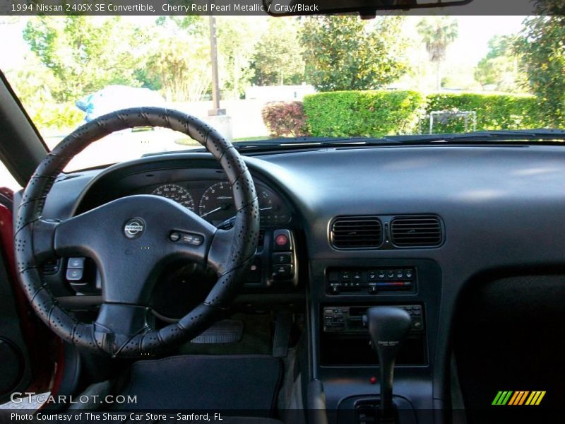 Cherry Red Pearl Metallic / Gray/Black 1994 Nissan 240SX SE Convertible