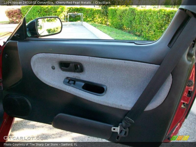 Cherry Red Pearl Metallic / Gray/Black 1994 Nissan 240SX SE Convertible