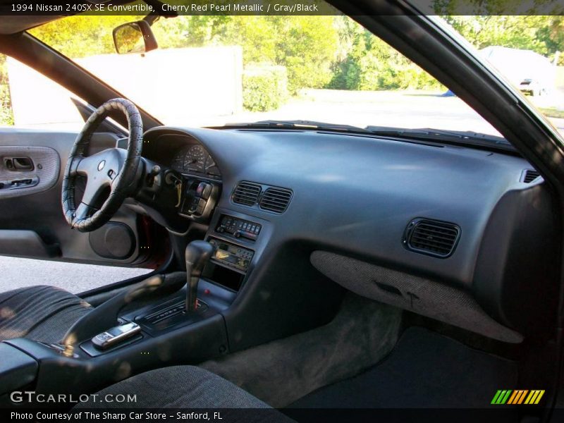 Cherry Red Pearl Metallic / Gray/Black 1994 Nissan 240SX SE Convertible