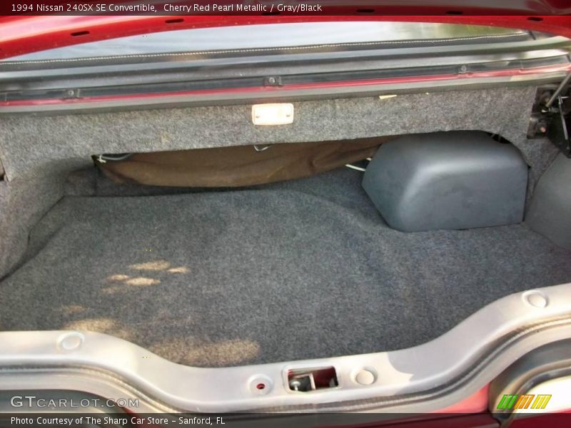 Cherry Red Pearl Metallic / Gray/Black 1994 Nissan 240SX SE Convertible