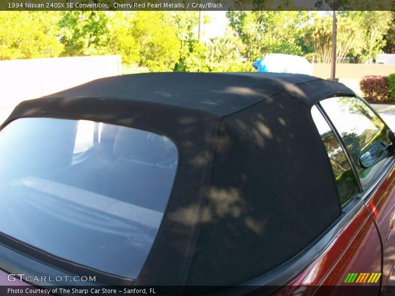 Cherry Red Pearl Metallic / Gray/Black 1994 Nissan 240SX SE Convertible