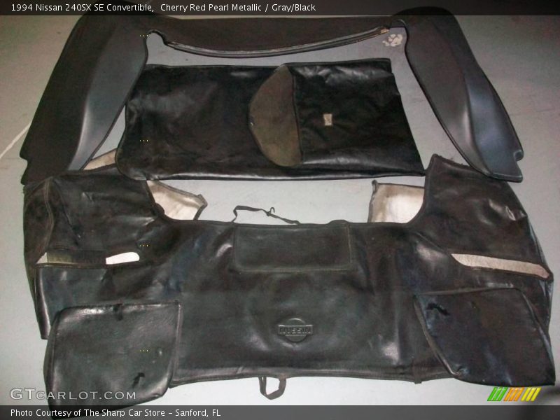 Cherry Red Pearl Metallic / Gray/Black 1994 Nissan 240SX SE Convertible