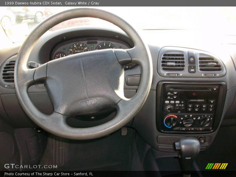 Galaxy White / Gray 1999 Daewoo Nubira CDX Sedan