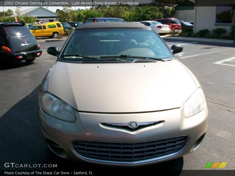 Light Almond Pearl Metallic / Sandstone 2002 Chrysler Sebring LX Convertible