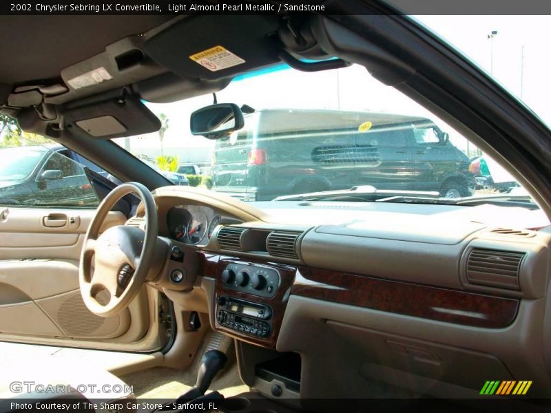 Light Almond Pearl Metallic / Sandstone 2002 Chrysler Sebring LX Convertible