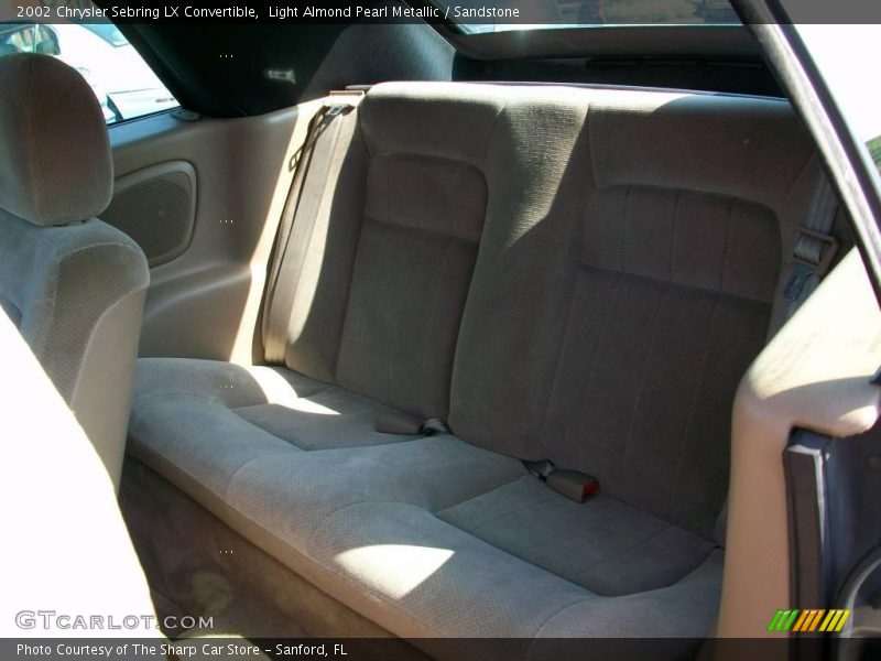 Light Almond Pearl Metallic / Sandstone 2002 Chrysler Sebring LX Convertible